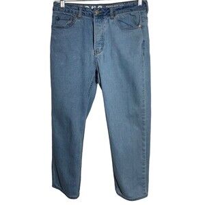 SONG Jeans Size 9 / 29 Light Wash Button Fly Timeless Fit Ankle 90s Style Y2K